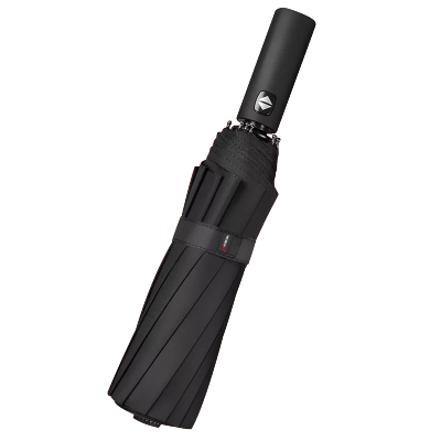 红叶 三折十二骨商务自动伞2653 黑色