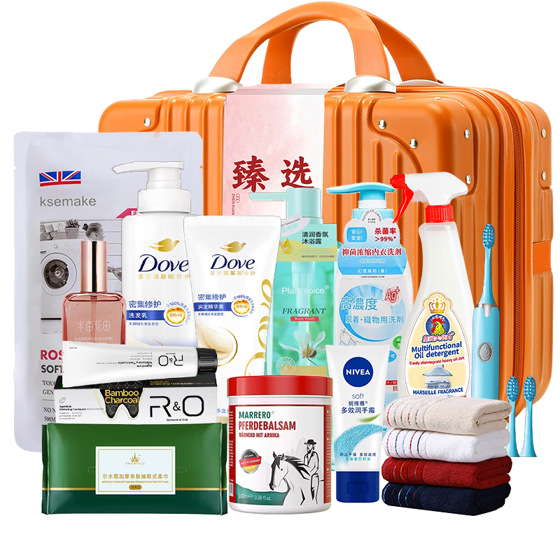 多芬&半亩花田洗护 12件套装-CYMX250818004