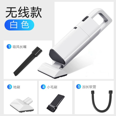 狗毛猫毛吸尘器宠物吸毛家用小型如华福禄手持式车载迷你床上沙发小车轿车_7.4V白色无线大吸力★车家两用