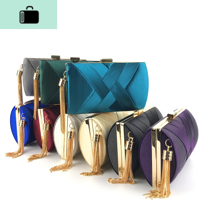 结婚晚宴包包女士斜挎包ins洋气简约大气手拿小包流苏宴会新娘包NEW LAKE女手包