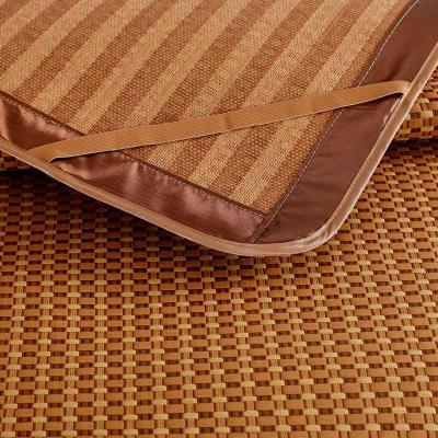 美帮汇定制藤席凉席三件套1.8米1.5米单双人席加厚席子双面精品藤席特