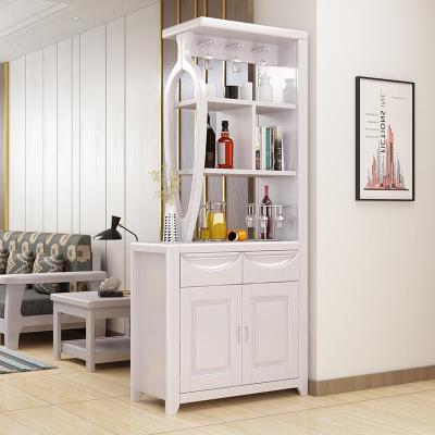 客厅玄关柜隔断柜小户型实木酒柜进屏风间厅柜双面现代简约鞋柜