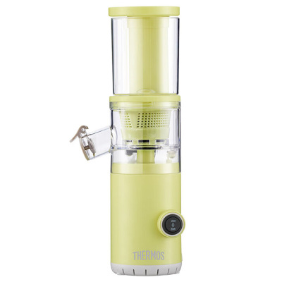 膳魔師原汁机全自动便携小巧机身低速慢压青柠黄EHA-2106A-L