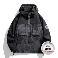 秋冬季新款90羽绒服内胆两件可拆卸男女保暖防风冲锋衣宽松男外套