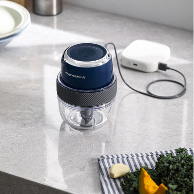 摩飞家用电动多功能辅食料理机 打蒜搅拌佐料机 MR9403 蓝色 单位:个