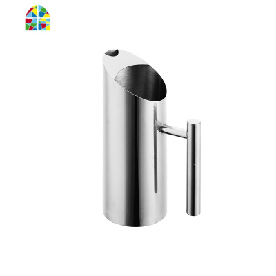 酒吧调酒扎壶不锈钢直身扎壶冷水壶果汁壶凉水壶咖啡壶厨房水壶 FENGHOU 1.5L直身扎壶-玫瑰金烧水壶