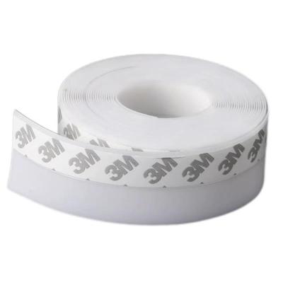 中锦科技 硅胶门窗密封条防风防尘自粘密封胶条 60mm*5米[白色]卷