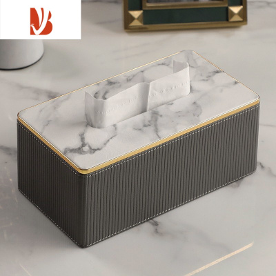 三维工匠抽纸纸巾盒家用创意客厅轻奢风现代ins餐桌巾高级感定制logo 月岩灰罗马柱纸巾盒 大号