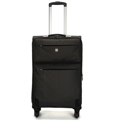 SUISSEWIN经典布艺软壳商务休闲时尚拉杆箱旅行箱18寸SN8918A