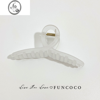 JiMi13cm加大号鲨鱼夹韩系发量多高级感简约发夹发抓女夏盘发夹子