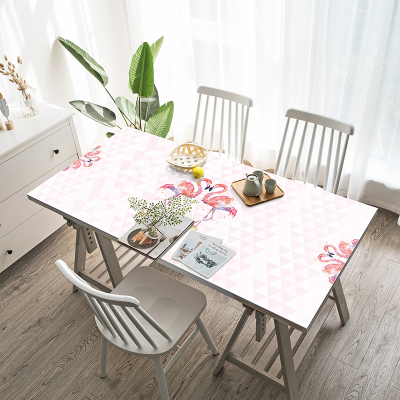 北欧ins防水防油免洗桌布客厅茶几书桌软玻璃垫餐桌布加厚电视柜