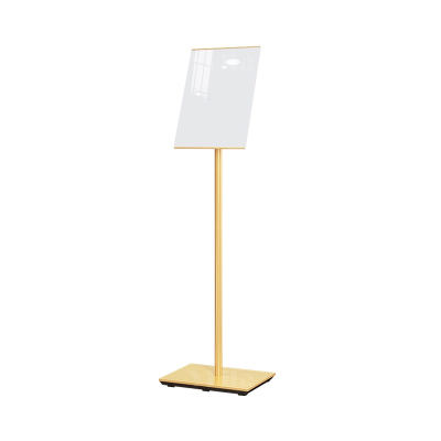 翌嘉YJ5011604 A4立牌展示牌立式展示架落地指示牌 金色