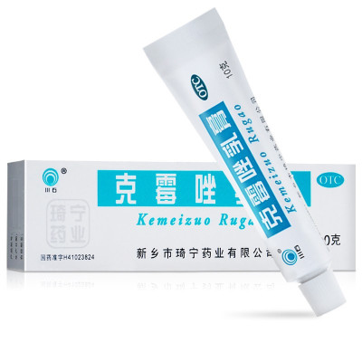 川石克霉唑乳膏10克(1%) 河南大新 用于体癣股癣手癣足癣 阴道炎甲沟炎