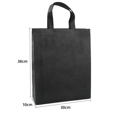 朗盛光艺 30*38*10cm 无纺布手提袋(计价单位:个)黑色