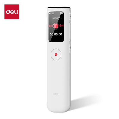 得力录音笔 录音神器 便携式随身 录音设备专业录音 超长待机 小型录音机学习会议培训远程听录器MP307