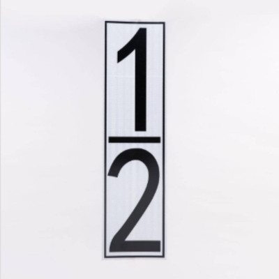 路旗安 粘贴式半公里标识 627mm*170mm 件