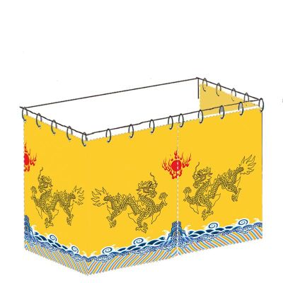 维诺亚皇宫床帘正大光明宿舍学生寝室遮光加厚上铺下铺皇帝网红搞怪八宝