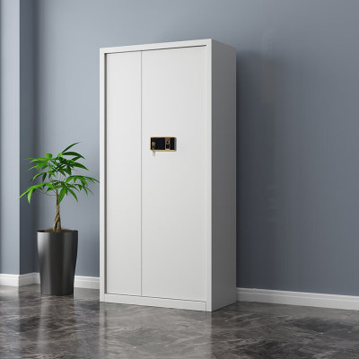 悦山钢制文件柜带斗通体保密柜全白指纹密码锁900*420*1850mmYSOA3fo04ZWB