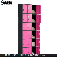 圣承启铁皮柜十八门台