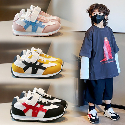 秋季跑步鞋新款儿童阿甘鞋学生童鞋男童休闲鞋女童轻便透气运动鞋_386