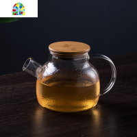 封后可高温锤纹冷水壶 家用大容量凉水壶水杯套装ins北欧风 FENGHO 1.7L大口锤纹壶+4个锤纹杯+C款托盘