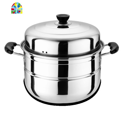 蒸饭锅隔水蒸煮家用热饭蒸米锅不锈钢多功能真锅蒸锅加厚32cm FENGHOU 28cm