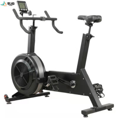 韦步WB-5002A风阻健身车小型家用有氧动感单车立式风阻脚蹬车