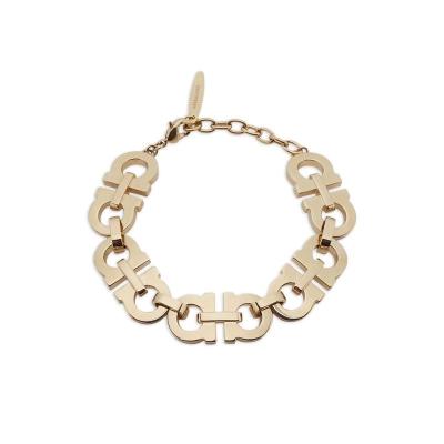 Ferragamo金属时尚女士手链百搭细款轻奢风手腕饰品