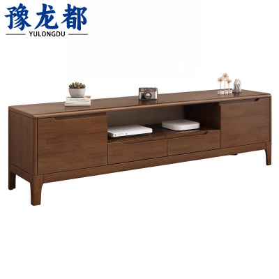 豫龙都 电视柜 实木 个