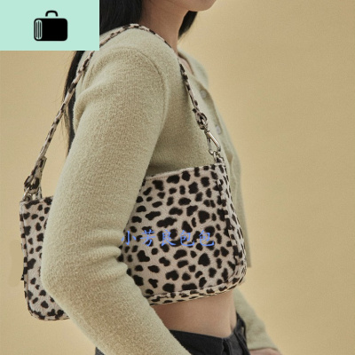 2020早春新款小众法棍包个性百搭复古腋下包手拎包潮豹纹包包女NEW LAKE女士单肩包