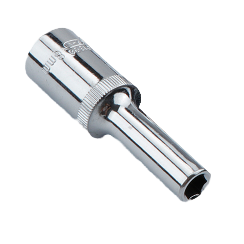 长鹿 12.5mm大飞1/2扳手花型十二角蓝带加长12角套筒头子加长套筒22mm