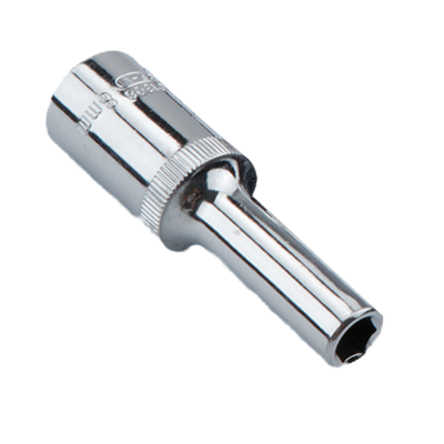 长鹿 12.5mm大飞1/2扳手花型十二角蓝带加长12角套筒头子加长套筒22mm