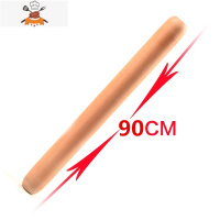 大码梨木擀面杖加粗加长压面棍烘焙工具饺子皮杆面棍大号实木整木 敬平 长90cm直径3.5cm