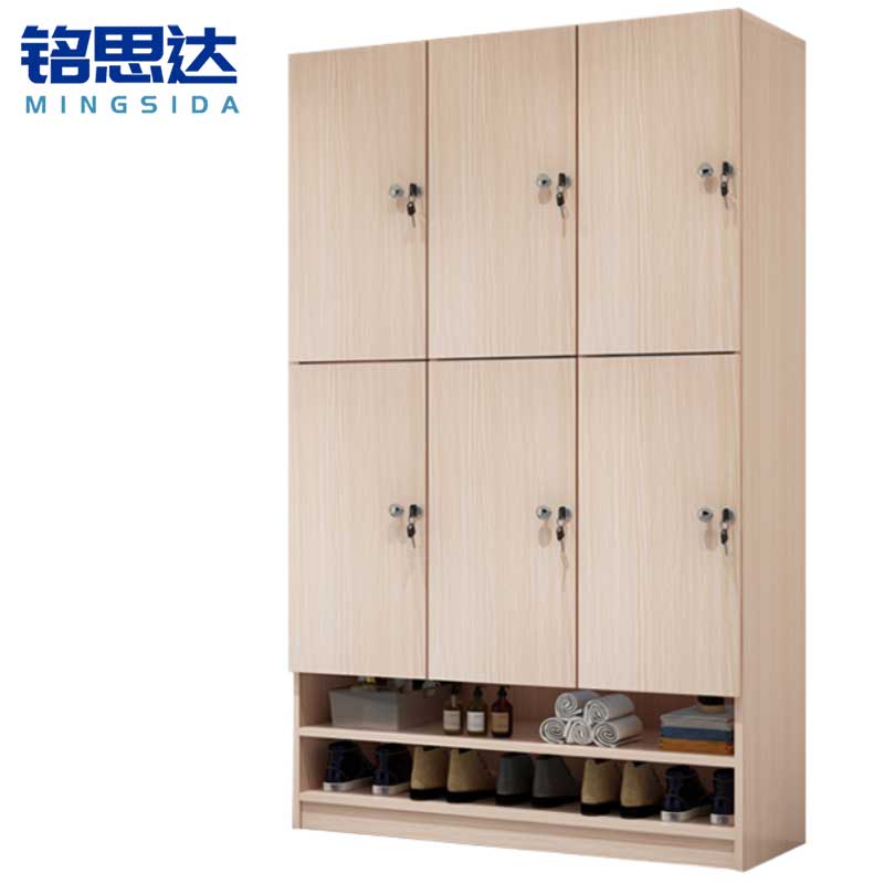 铭思达更衣柜两层6门台