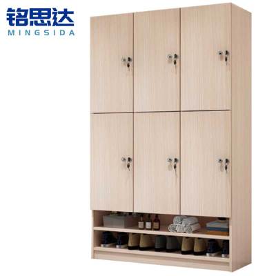 铭思达更衣柜两层6门台