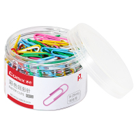 齐心 B4022 彩色回形针 3#29mm 配色