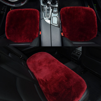 家柏饰(CORATED)汽车坐垫冬季绒座垫皮毛一体短毛羊剪绒五座三件套无靠背单片