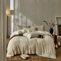 汉司家纺 HANSI-71 棉麻法式 四件套220*240cm (计价单位:套)原素