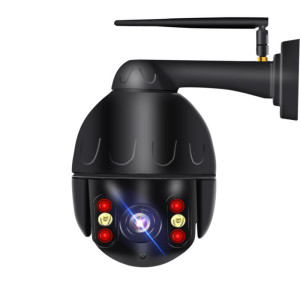 400万超清金属外壳室外防水监控器摄像头无线wifi手机远程360°全景超高清夜视 标配无内存