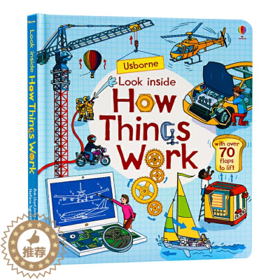 [醉染正版]看里面系列 事物运转的秘密 英文原版 Look Inside How Things Work 儿童英语早教纸