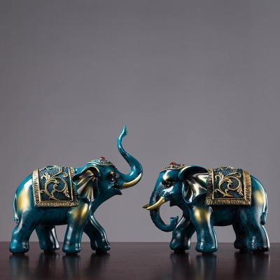 美帮汇大象客厅酒柜电视柜摆件创意家居家具软装饰品玄关办公室桌面玄关