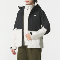 安德玛(Under Armour)女装外套新款运动服户外保暖三合一夹克锻炼连帽休闲服6001005-001 ZP