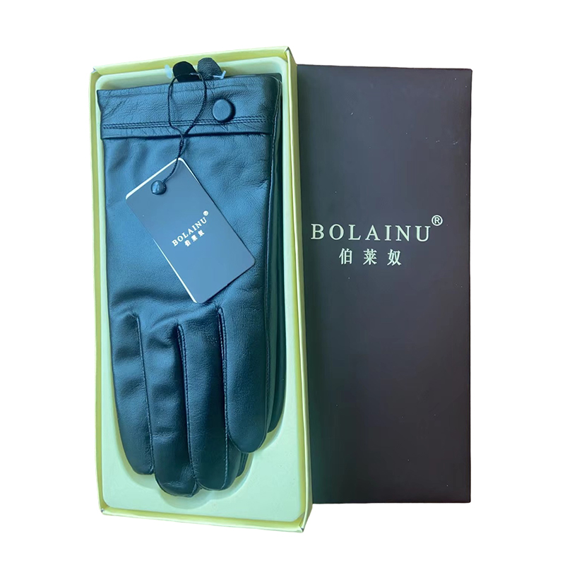 伯莱奴 山羊皮触屏手套B88 男女同款均码