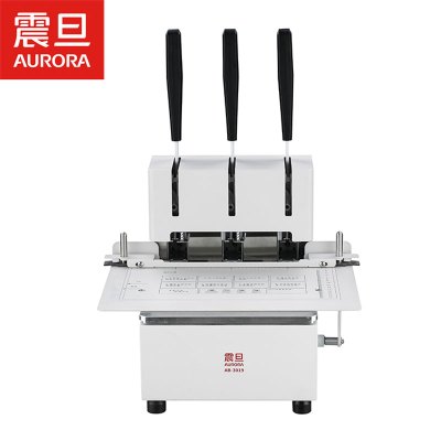 震旦AB-3019 手动三孔一线线装机(30mm装订厚度 手动三孔一线 30秒快速线装 装订孔间距83mm)