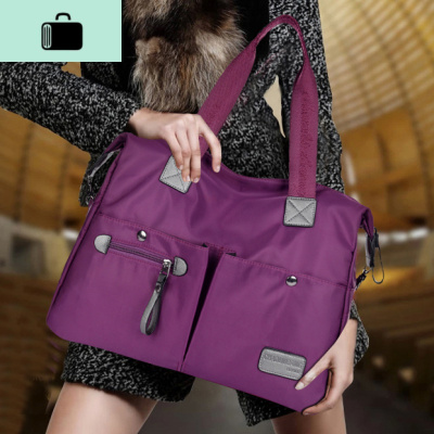 新款女包斜挎旅行包尼龙三用包防水牛津布包单肩手提包斜跨大包包NEW LAKE女士单肩包