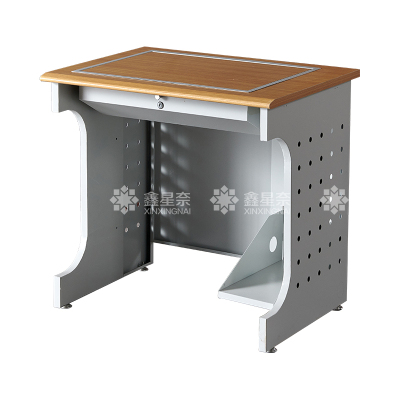 鑫星奈XXN4012434 隐藏式翻转电脑桌培训桌教室机房多媒体学习桌办公桌D款单人位