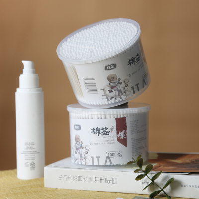 希艺欧大瓶装双头棉签500支拍一发二