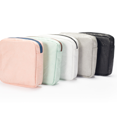 美帮汇杜邦特卫强卫生巾收纳包便携化妆包小号防水透气姨妈巾卫生棉包