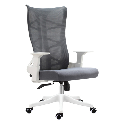 翌嘉 YJ-20085 办公椅人体工学椅会议椅 白色高背款转椅