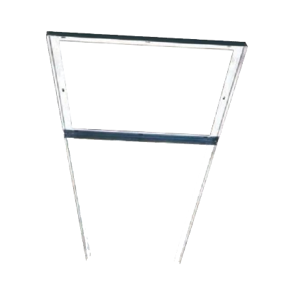 库标 警示牌固定双支柱标识 2200*800mm(套